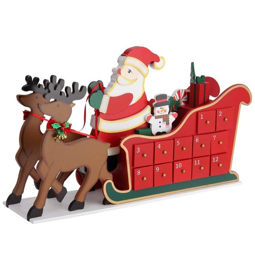 Calendario avvento slitta - avvento,