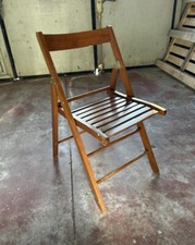 CeramicStore Meranti Sedia Pieghevole in Legno - 46X58X83cm