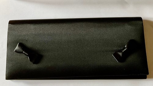 Pochette nera elegante - , raso