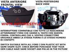 PULSANTE 4 FRECCE CODICE 1519127 COMPATIBILE MASCHERINA FORD FIESTA C-MAX FOCUS