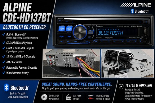 Alpine cde hd137bt ricevitore - cde-hd137bt,