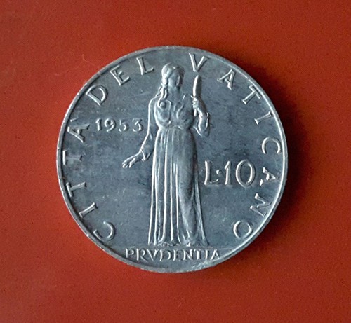 Lire 1953 vaticano - lire, [rn024]
