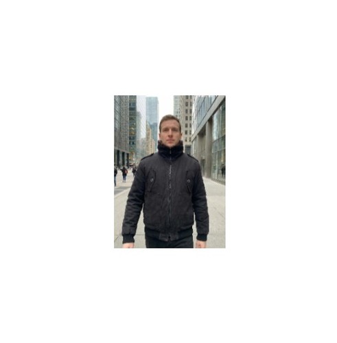 Giaccone uomo nero con - , collo