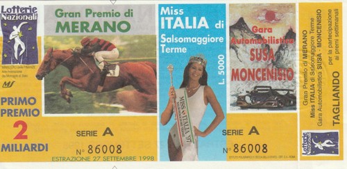 Biglietto lotteria - biglietto,