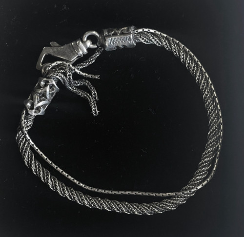 Bracciale cuore doppia - bracciale,