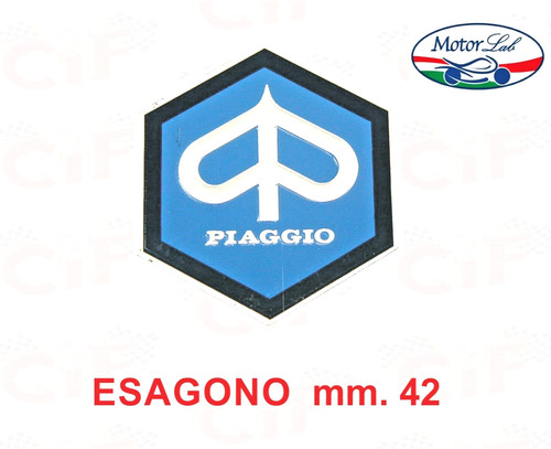 Scudetto esagonale mm - 42,