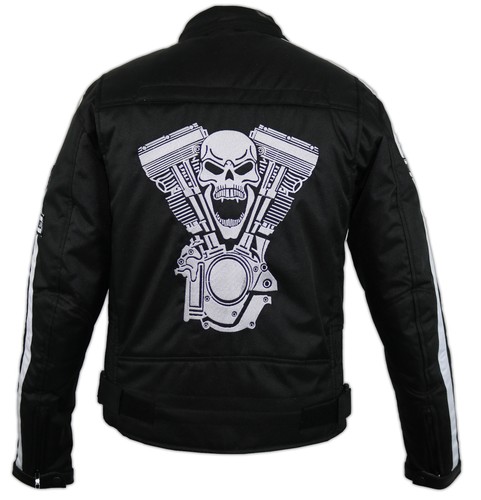 Giacca moto tessuto - giacca,