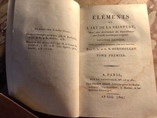 Berthollet  Art De La Teinture 1804 Tintura Stoffe Tessuti Abbigliamento