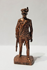 Soldatini uovo Kinder Metallfiguren datati scame USA 1781 rame