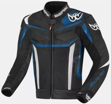 Giacca Moto Berik MotoGp Racing Uomo Pelle Motociclista Giacca Sportiva
