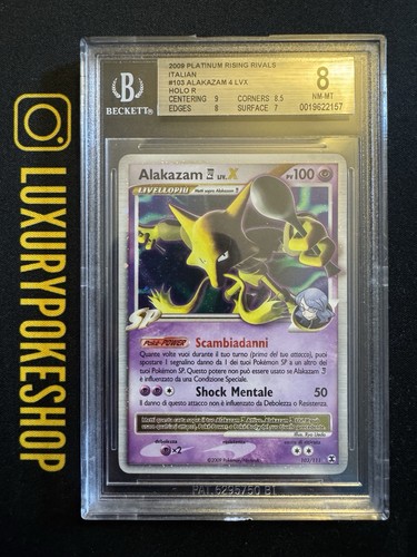 Carta card pokemon alakazam - card,