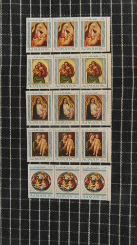 Ajman 1968 dipinto della - 1968, "
