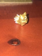 Raro ciondolo mini gattino in