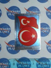  ADESIVO STICKER AUTOCOLLANT AUFKLEBER VINTAGE ORIGINAL TURCHIA BANDIERA