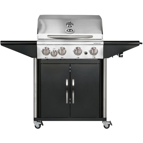 Barbecue gas con fornello - a,
