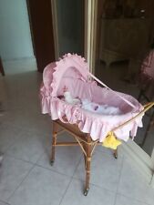 Cesta culla in vimini per