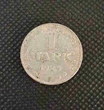 GERMANIA (Weimar Republik) 1 MARCO 1924 (F) Argento