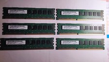 RAM 6 Pezzi: 2GB 1Rx8 PC3L-10600E 911 D1 ( MT9KSF25672AZ-1G4M1Z) REF