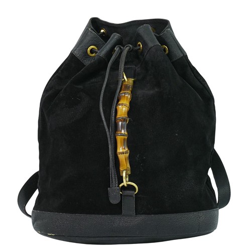 Zaino gucci bambù scamosciato - zaino,