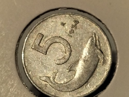 Lire 1954 errore conio - lire, di