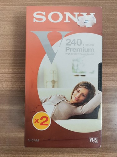 Sony vhs cassetta - vhs,