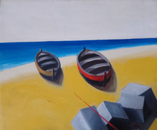 Lillo MESSINA (1941)- Olio su tela - "Paesaggio"