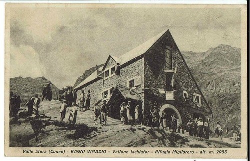 Cartolina valle stura bagni - valle,