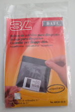 3L 10 buste pvc porta floppy