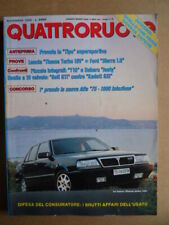 QUATTRORUOTE n�397 1988 Lancia Thema Turbo 16V Golf GTI vs Kadett GSi [P36]
