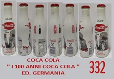 BOTTIGLIA COCA COLA I 100 ANNI DELLA COCA COLA EDIZIONE GERMANIA RARA COD.332