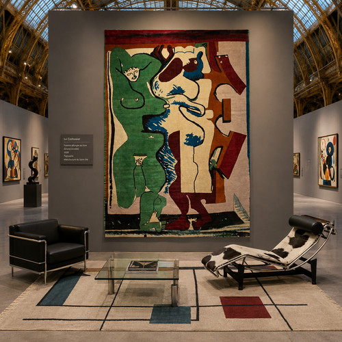 Tapis corbusier femme - tapis, le