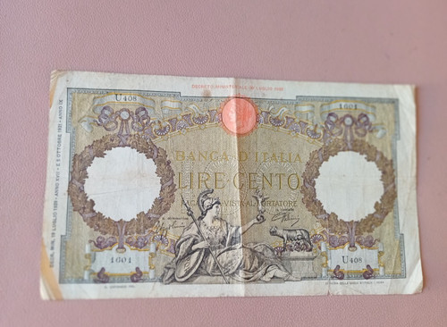 Banconota 100 lire regno - banconota,