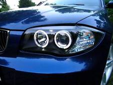 FARI ANGEL EYES A LED CON CIGLIO SUPERIORE BMW SERIE 1 E81/E87  NERI O CROMO