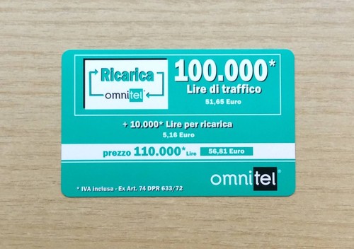 Ricarica telefonica omnitel - omnitel,