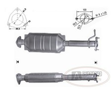 Catalizzatore DFC LANCIA LYBRA