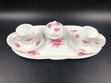 SERVIZIO SET CAFFé TET A TET ROSENTHAL BAVARIA MOTIVO FLOREALE BASSORILIEVO