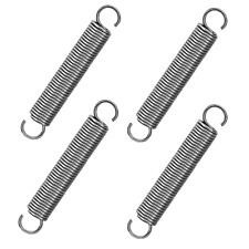 4 Molle di Trazione 60Mm a Doppio Gancio in Acciaio Inox ØFilo 1,2Mm Tiro 3,2Kg