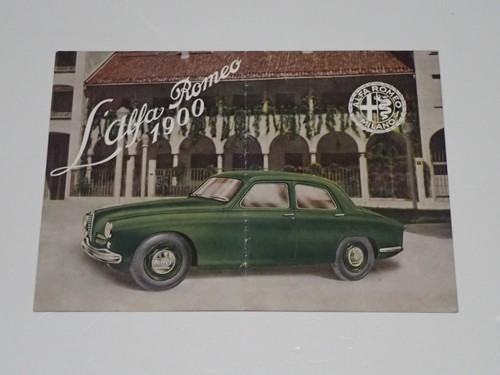 Alfa romeo 1900 brochure - romeo,