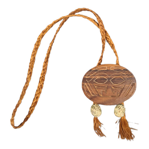 Antica collana legno e - in,
