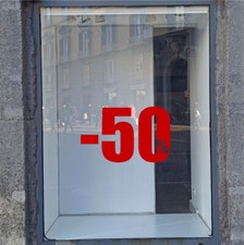 adesivo vetrofania vetrine -50