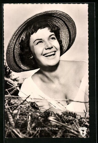 Cartolina attrice renate holm - attrice,