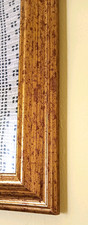Cornice legno dorata - in,