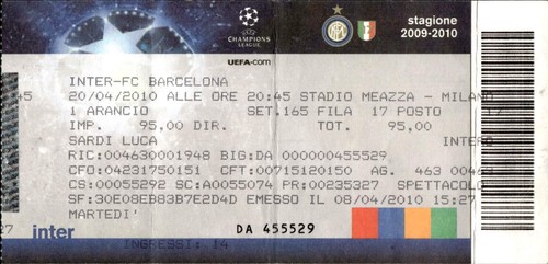 Biglietto inter barcelona - biglietto, inter-fc