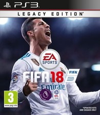 Fifa 18 PS3 PLAYSTATION 3 ITALIANO gioco originale Legacy edition senza custodia