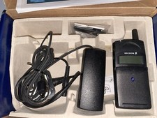 (1999) Telefono retrò Ericsson T18s "Antracite" grigio flipcover - completo di scatola