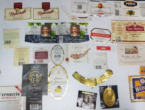 Etichette vini birre miste - etichette,