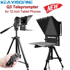 Teleprompter Smartphone Q3 per Telefono Tablet 12" Live Streaming Intervista Video