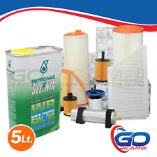 KIT TAGLIANDO ALFA GIULIETTA  2.0 JTDM 4 FILTRI + 5 LITRI OLIO SELENIA WR 5W30