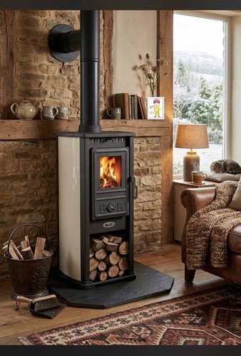 Stufa legna 6kw - legna, lux