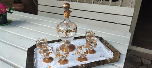 Servizio liquore vetro - in,